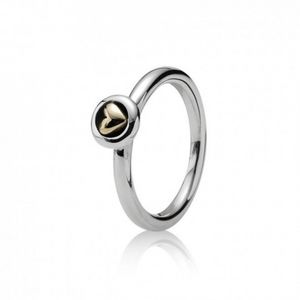 Pandora Golden Heart Ring